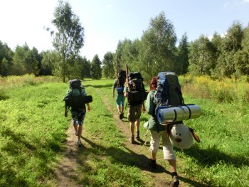 unterwegs auf Hajk